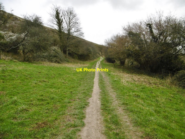 Photo 6"x4" Corfe Castle, bridleway Corfe Castle c2019