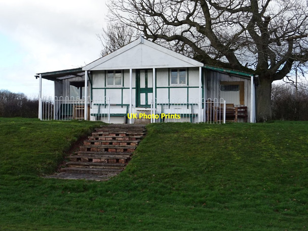 Photo 6"x4" Cricket pavilion Ashperton c2019