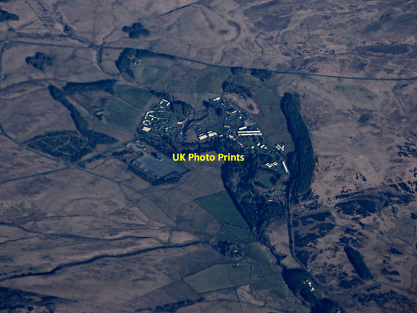 Photo 6"x4" Otterburn Camp from the air Otterburn Camp c2019