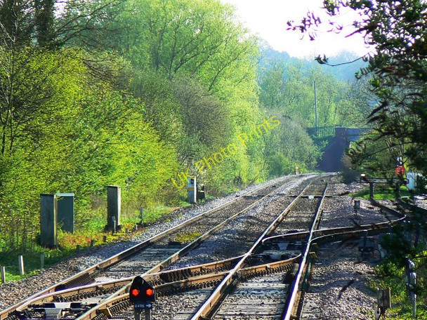 Photo 6"x4" The line to the west country, Great Bedwyn Great Bedwyn c2009