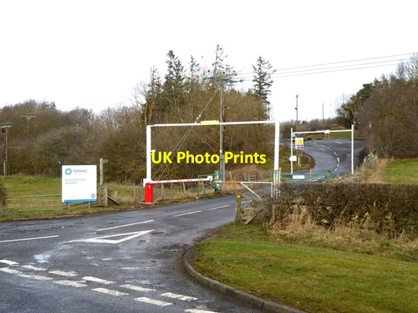 Photo 6"x4" Western entrance to Barrasford Quarry Barrasford c2019