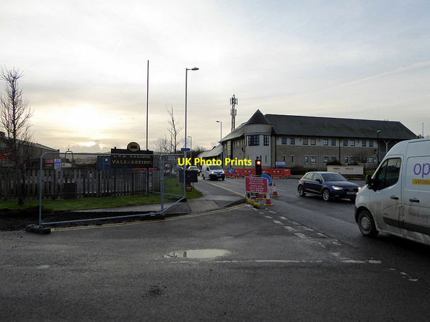 Photo 6"x4" Road  works in Park Avenue Aberystwyth c2019