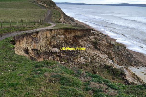 Photo 6"x4" Path erosion en route to Hordle Cliff Downton\/SZ2693 c2019