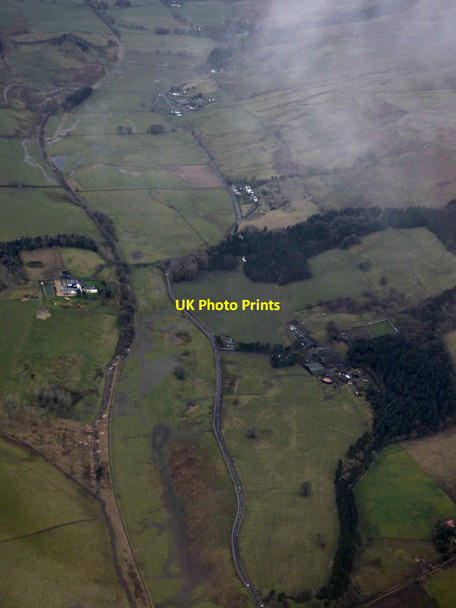 Photo 6"x4" Craigbarnet and Blairtummock from the air Clachan of Campsie c2019