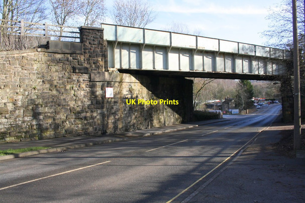 Photo 6"x4" Railway Bridge over Unstone Hill Dronfield c2019