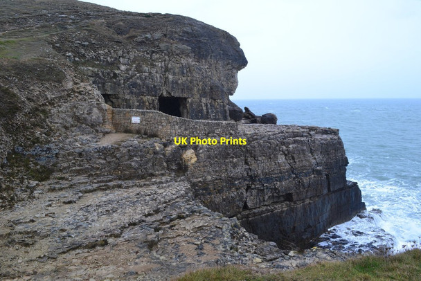 Photo 6"x4" Tilly Whim Caves Swanage c2019