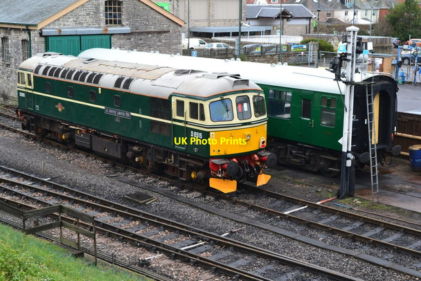 Photo 6"x4" 1960s railway scene recreated at Swanage Swanage c2019