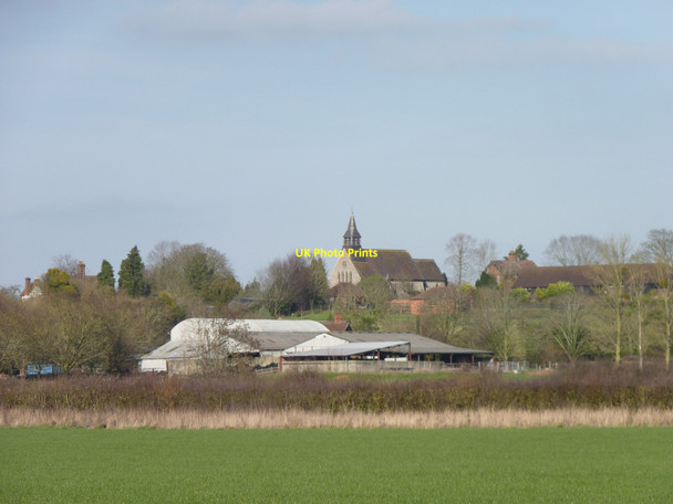Photo 6"x4" Eatons Farm and Tibberton Church Moor End\/SO9056 c2019