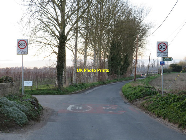 Photo 6"x4" Higham Road, near Chattenden Noke Street c2019