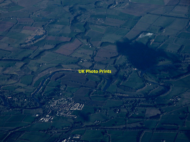 Photo 6"x4" St Boswells from the air St Boswells c2018