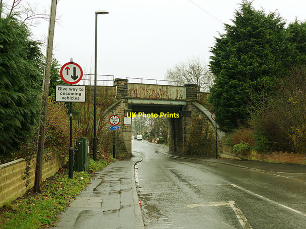 Photo 6"x4" Railway bridge over Church Lane, Methley Methley c2019