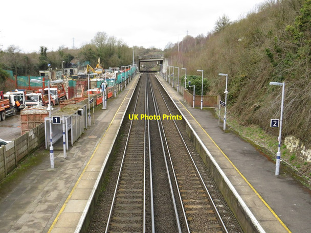 Photo 6"x4" Knockholt railway station Badgers Mount c2019