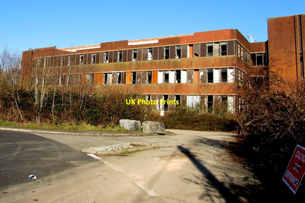 Photo 6"x4" Derelict factory in Abercanaid Merthyr Tydfil c2019