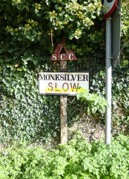 Photo 6"x4" Village Signpost by the B3188, Monksilver Monksilver c2013