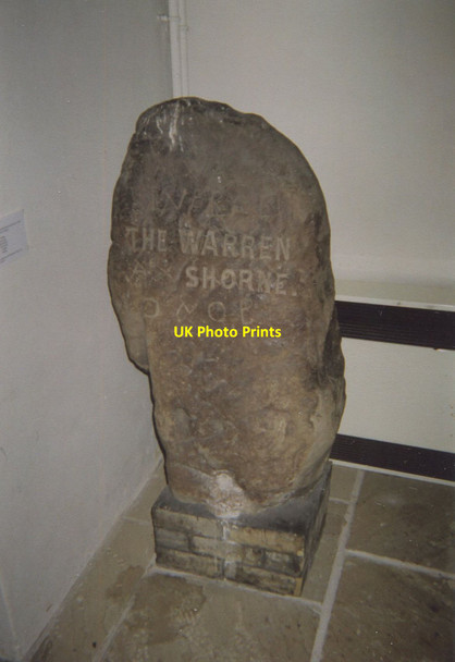 Photo 6"x4" Old Roman Milestone in Chapel Room, Maidstone Museum Maidstone c2007