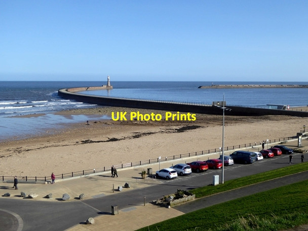 Photo 6"x4" Roker Pier and the mouth of the Wear Sunderland\/NZ3957 c2019