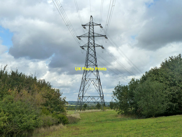 Photo 6"x4" Pylon, Thames Chase Upminster c2011