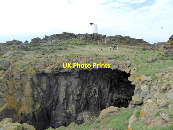 Photo 6"x4" Sea cave at the southern end of the Isle of May South Ness\/NT6698 c2019
