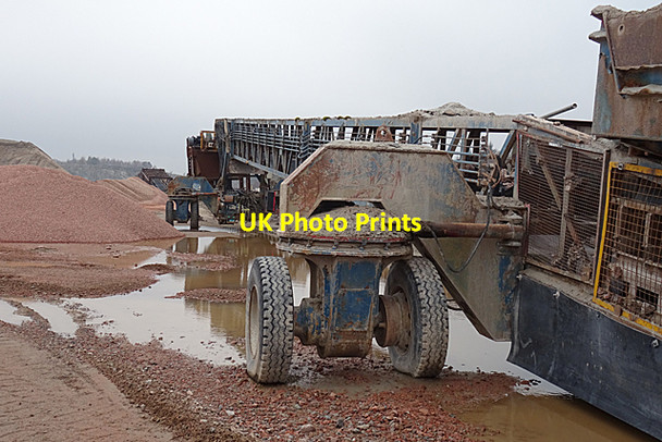 Photo 6"x4" Quarry Machinery Old Kinnernie c2019