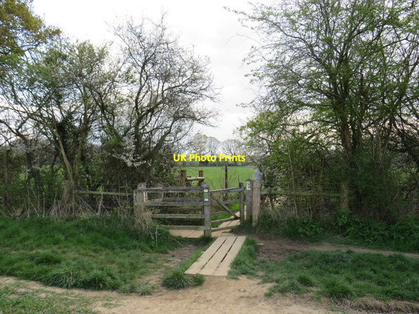 Photo 6"x4" Footpath near Keymer Keymer c2019