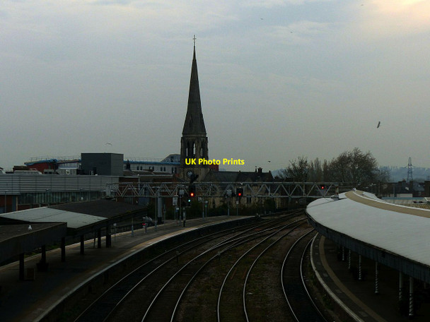 Photo 6"x4" Evening at Gloucester Station Gloucester c2019