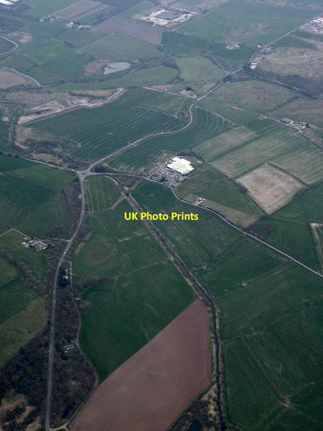 Photo 6"x4" Boclair from the air Milngavie c2019