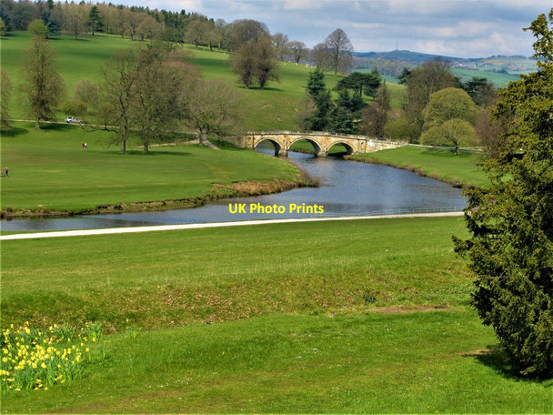 Photo 6"x4" River Derwent at Chatsworth House Edensor c2019