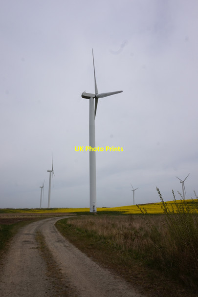 Photo 6"x4" Wind Turbine #7 War Memorial Gembling c2019