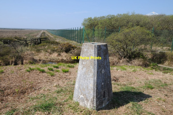Photo 6"x4" Trig point on Goonhilly Down Traboe c2019