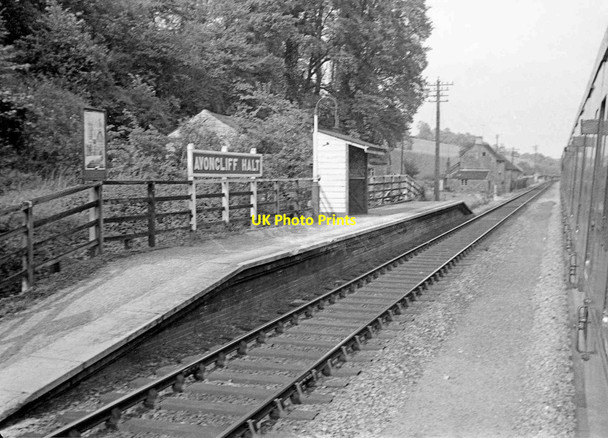 Photo 6"x4" Avoncliffe Halt Bradford-On-Avon c1962