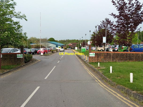 Photo 6"x4" Entrance to hotel and fitness centre, Crabbet Park Crabbet Park c2019