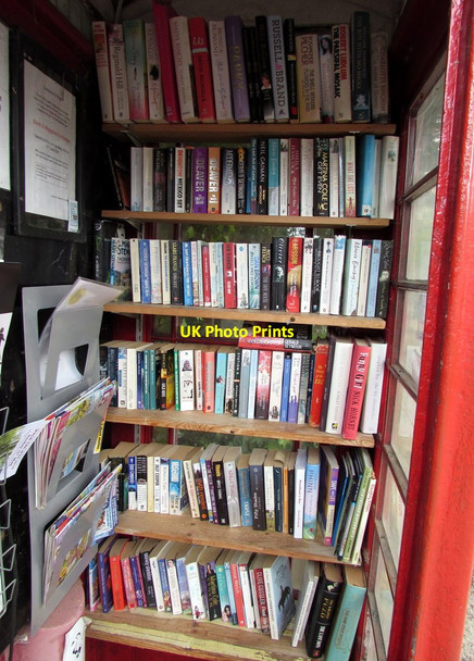 Photo 6"x4" Inside the former village phonebox, Llangrove, Herefordshire  Llangrove c2019