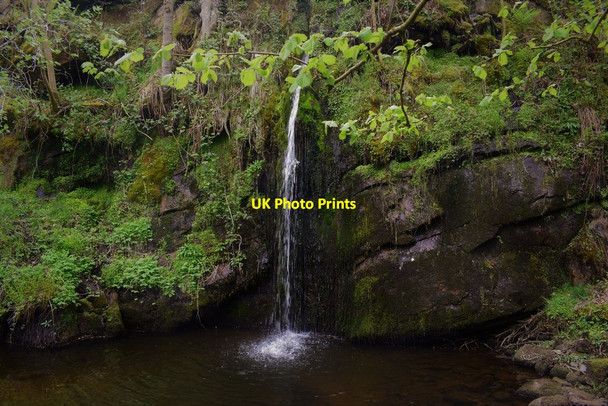 Photo 6"x4" Lumb Spout waterfall Trawden c2019