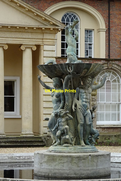 Photo 6"x4" Fountain at Highnam Court Highnam c2019