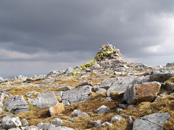 Photo 6"x4" Summit, Carn na Coire Mheadhoin S\u00e0il Chaorainn c2009