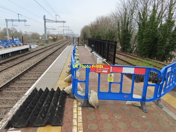Photo 6"x4" End of platform one Cholsey c2018