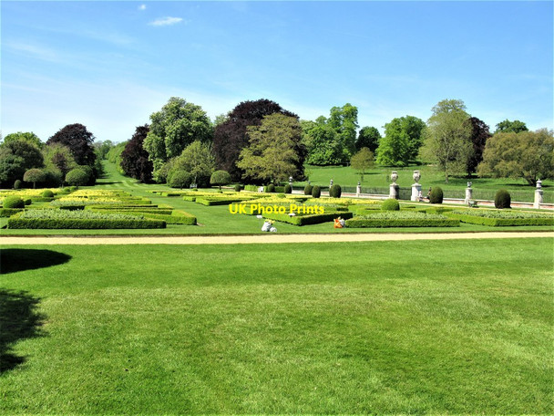 Photo 6"x4" Parterre Garden, Wimpole Hall Old Wimpole c2019