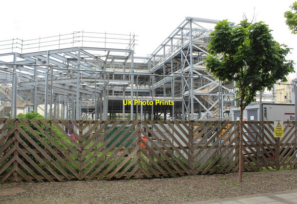 Photo 6"x4" Rear view of construction of new Tudno Castle Hotel Llandudno c2019