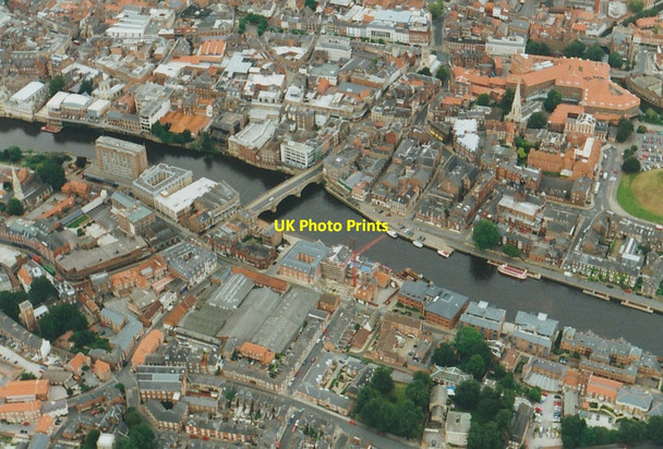 Photo 6"x4" Central York and Ouse Bridge York\/SE5951 c2000