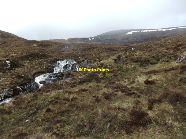 Photo 6"x4" Waterfalls in Coire an t-Sith Coire an t-Sith\/NH1933 c2019