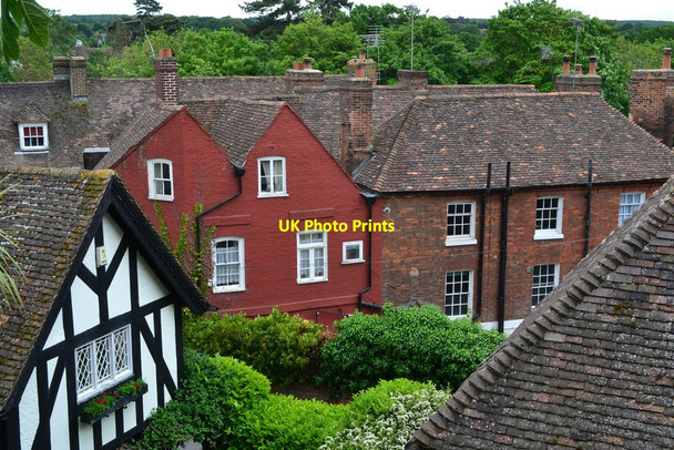 Photo 6"x4" Aylesford rooftops Aylesford c2019
