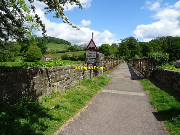 Photo 6"x4" Path across the Wireworks Bridge Chapel Hill\/SO5200 c2019