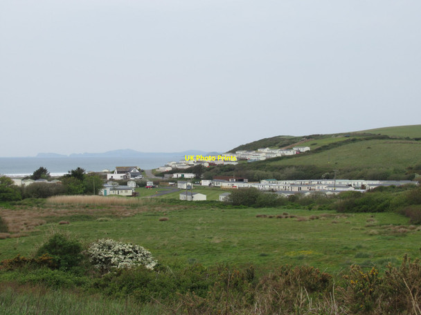 Photo 6"x4" Caravan site near Newgale Wood\/SM8521 c2019