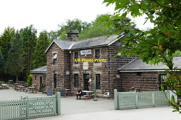 Photo 6"x4" Delamere Station buildings (car park side) Hatchmere c2019