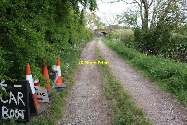 Photo 6"x4" Track towards railway bridge from Grantham Road Easthorpe\/SK8138 c2019