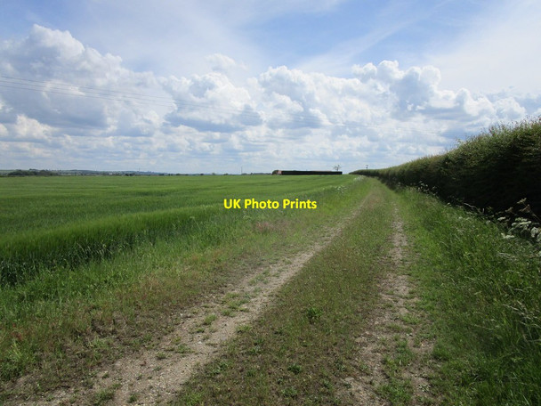 Photo 6"x4" Bridleway to Thorpe le Fallows Sturton by Stow c2019