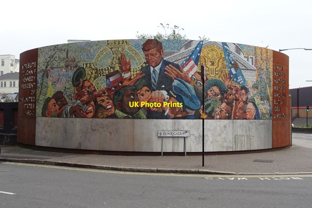 Photo 6"x4" JF Kennedy Memorial Birmingham c2019