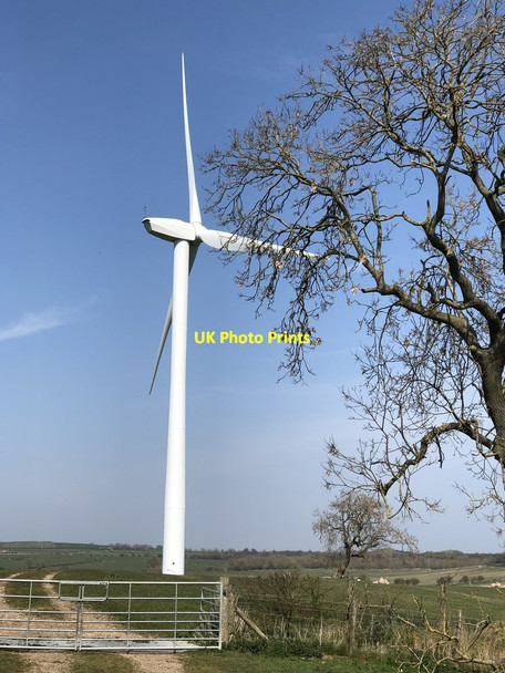 Photo 6"x4" Wind Turbine, Butterwick Moor Wind Farm Butterwick\/NZ3829 c2019