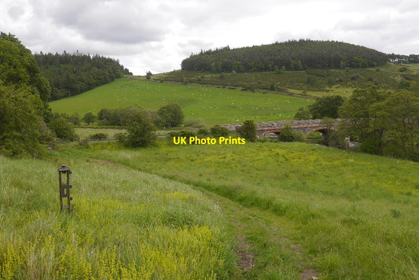 Photo 6"x4" Beside Manor Bridge Barns\/NT2139 c2019