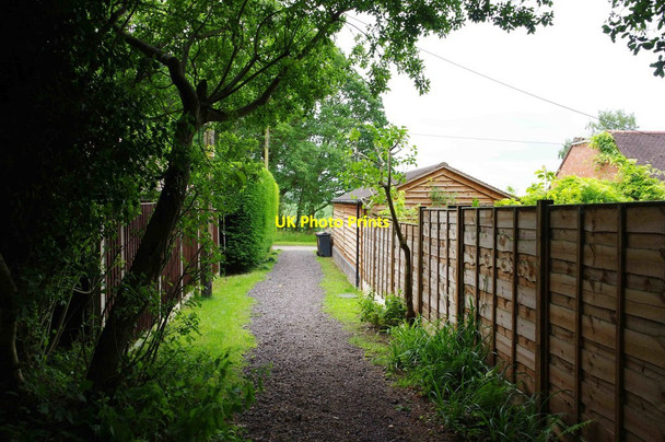 Photo 6"x4" Southern end of bridleway through Ockeridge Wood (North Wood), near Wichenford, Worcs Monkwood Green c2019